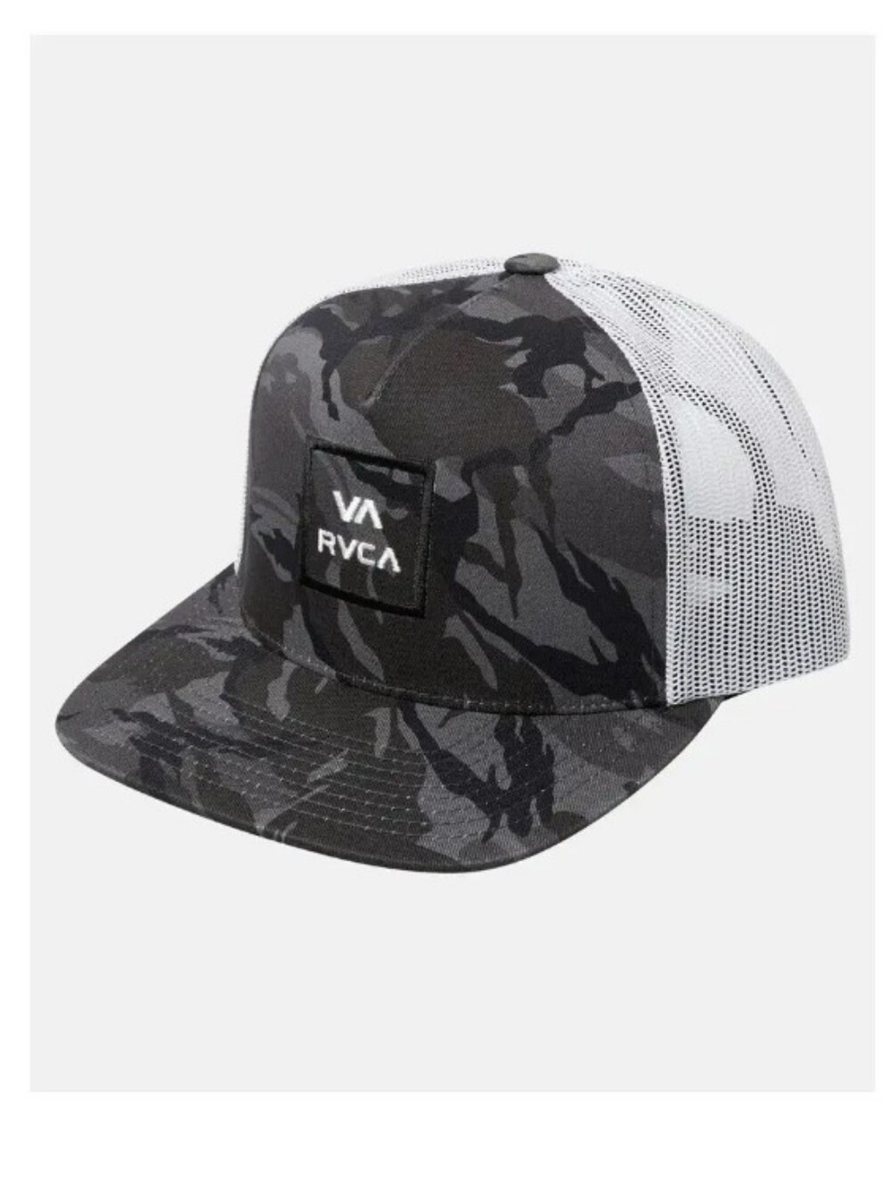RVCA Camo Trucker Snapback